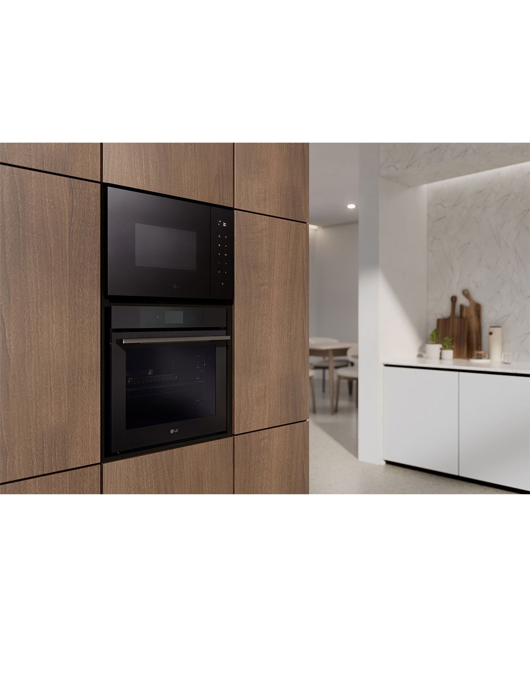LG Built-in Microwave Oven, Stainless Steel, Lifestyle_B, MGBZ2593F