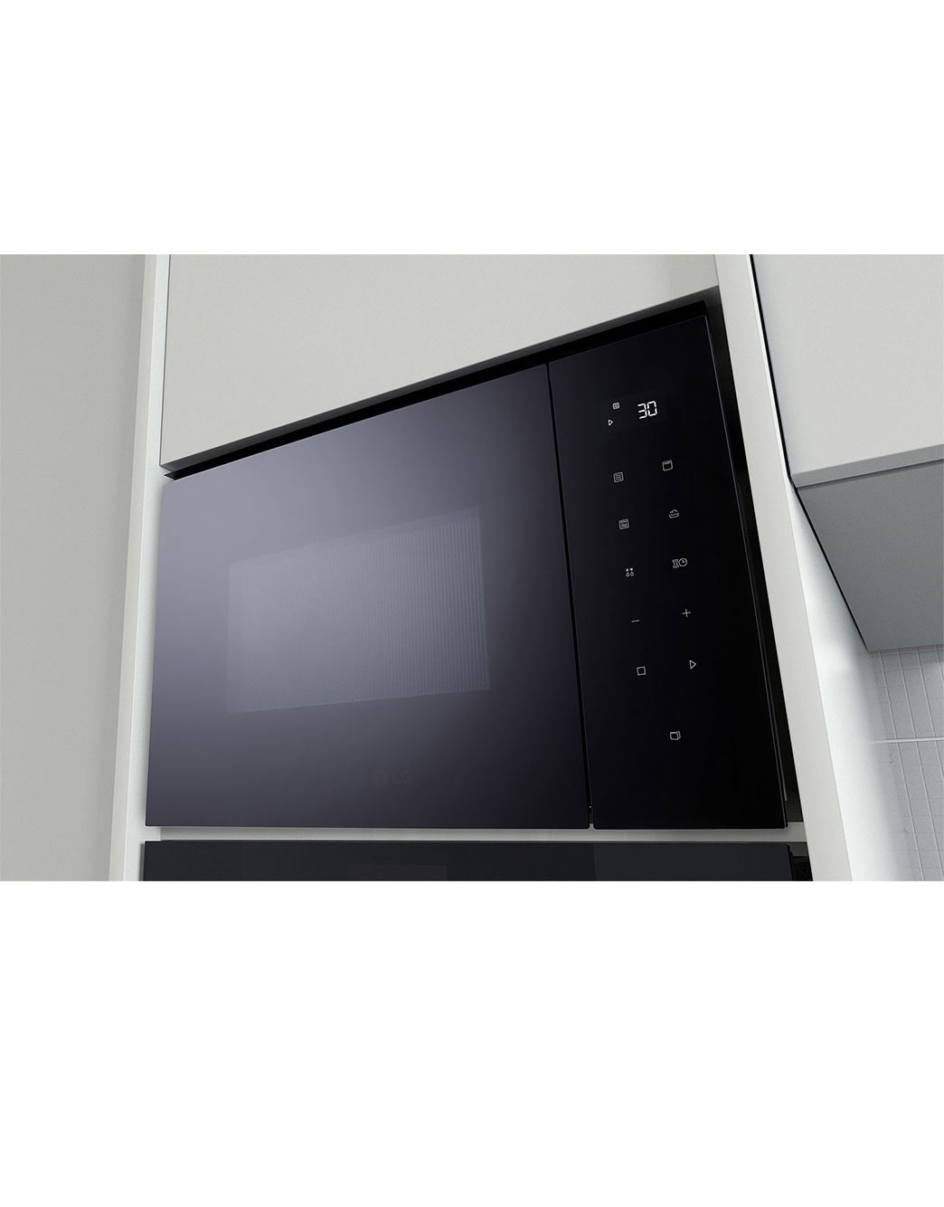LG Built-in Microwave Oven, Stainless Steel, Perspective view, MGBZ2593F