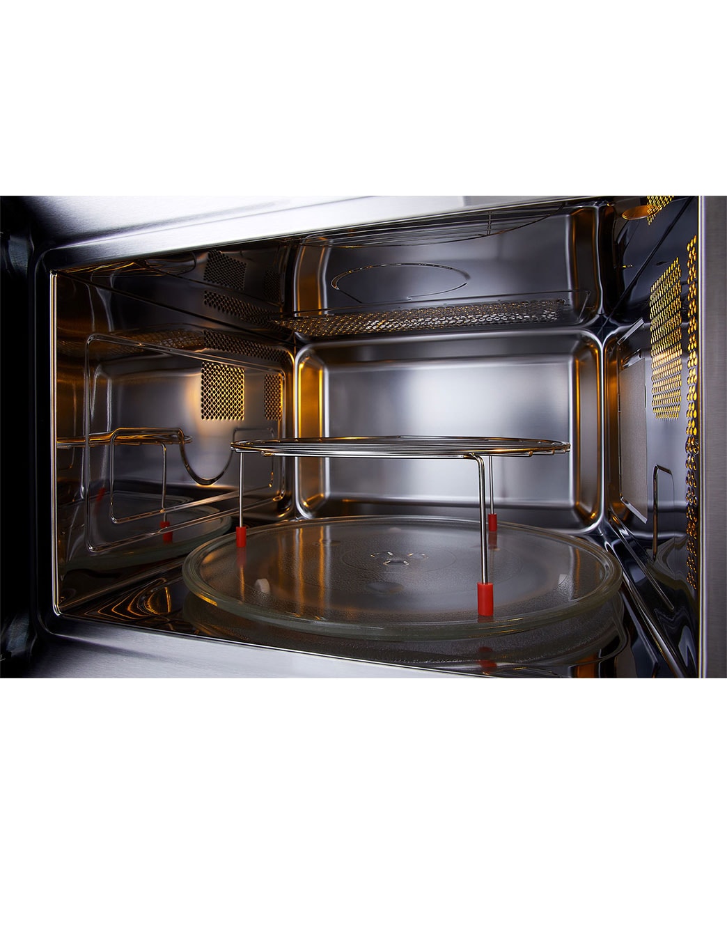 LG Built-in Microwave Oven, Stainless Steel, Grill view, MGBZ2593F