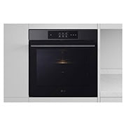 LG 2024 LG InstaView Oven with A++ Energy Efficiency, Air Fry & Air Sous-Vide, Front view, WSED7665B, thumbnail 1
