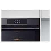 LG 2024 LG InstaView Oven with A++ Energy Efficiency, Air Fry & Air Sous-Vide, Display front view, WSED7665B, thumbnail 7