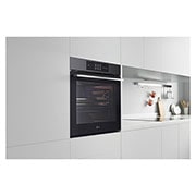 LG 2024 LG InstaView Oven with A++ Energy Efficiency, Air Fry & Air Sous-Vide, Lifestyle cut (oven focus), WSED7665B, thumbnail 14