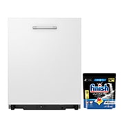 LG Built-in Dishwasher, 14 Placement Settings, TrueSteam™ and QuadWash™, The front view., DBC435TSL, thumbnail 1