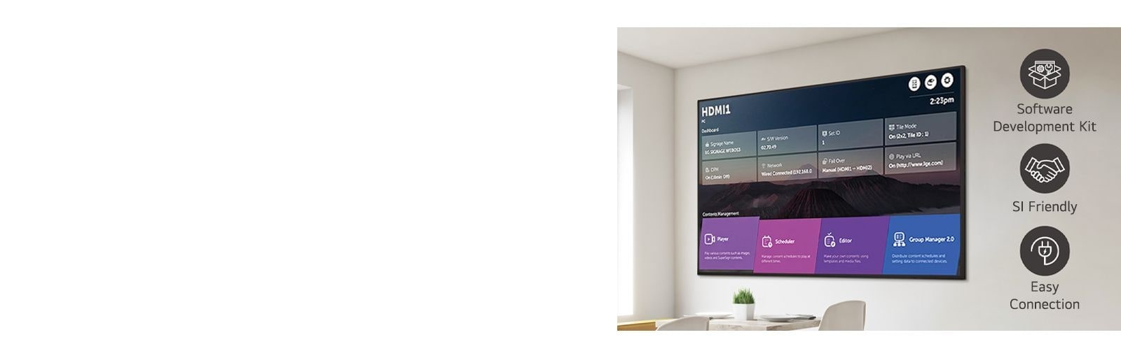 A number of tasks can be done at the same time with the intuitive UI.
