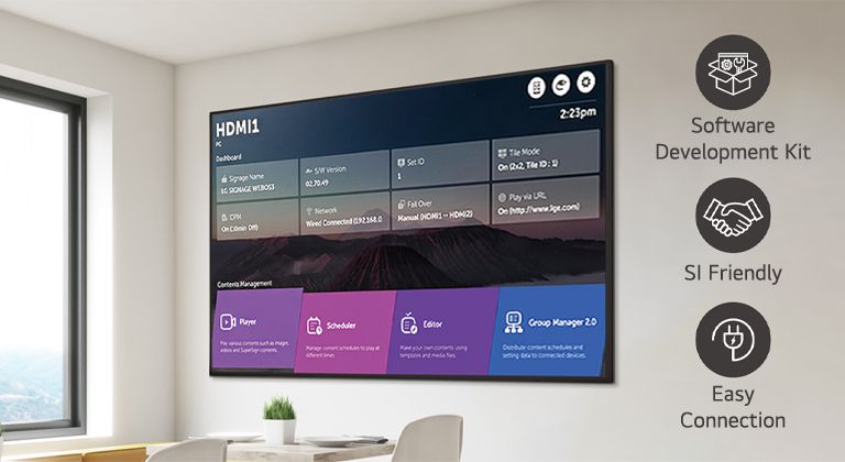 A number of tasks can be done at the same time with the intuitive UI.