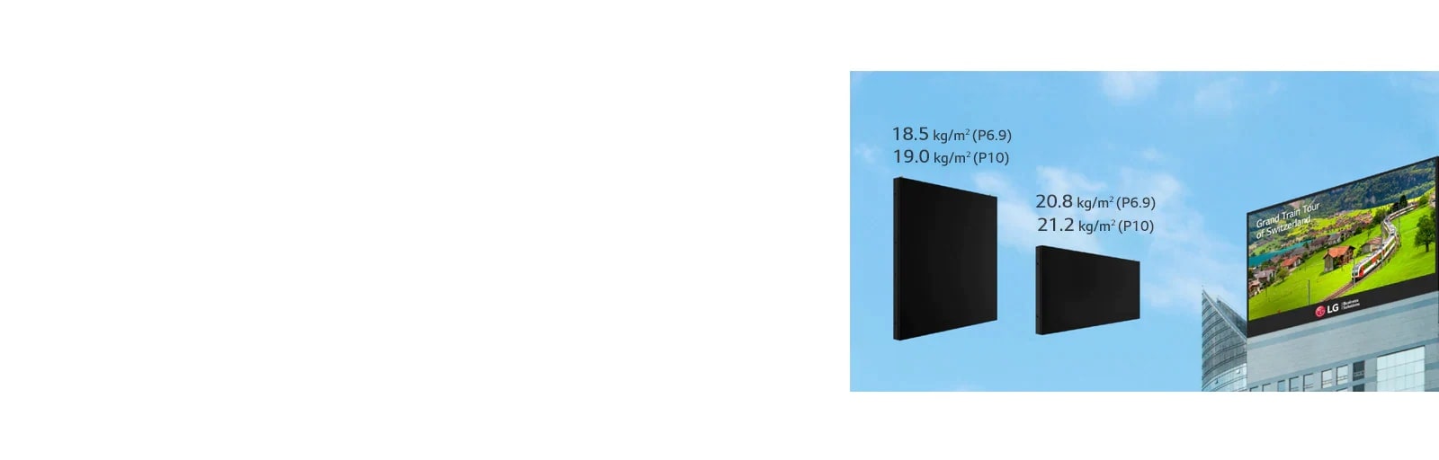 GSCD series is very light that can be installed on the roof of the building.
