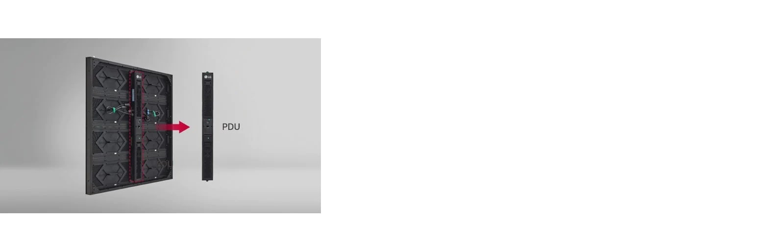 The control unit of the cabinet is easy to attach and detach.