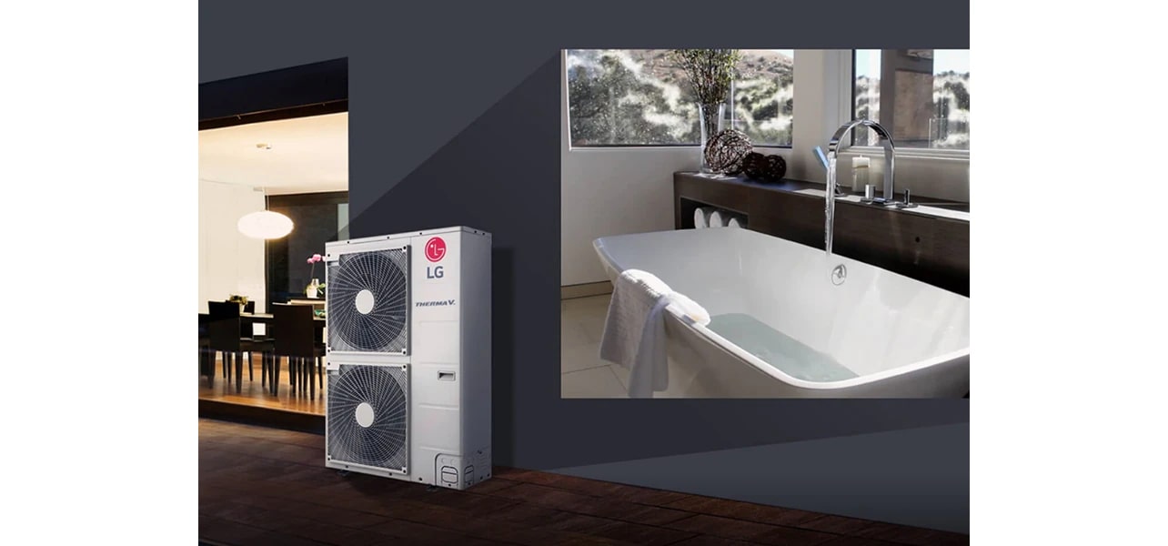 Product image of Therma V and a hot tub.