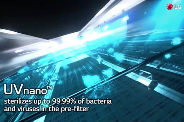 The video shows the second component of the UVnano filter box. UVnano™