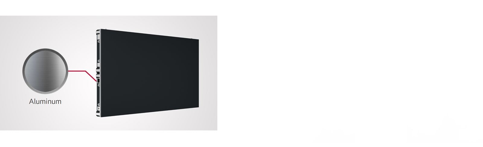 The frame of LSBF is composed of aluminum.