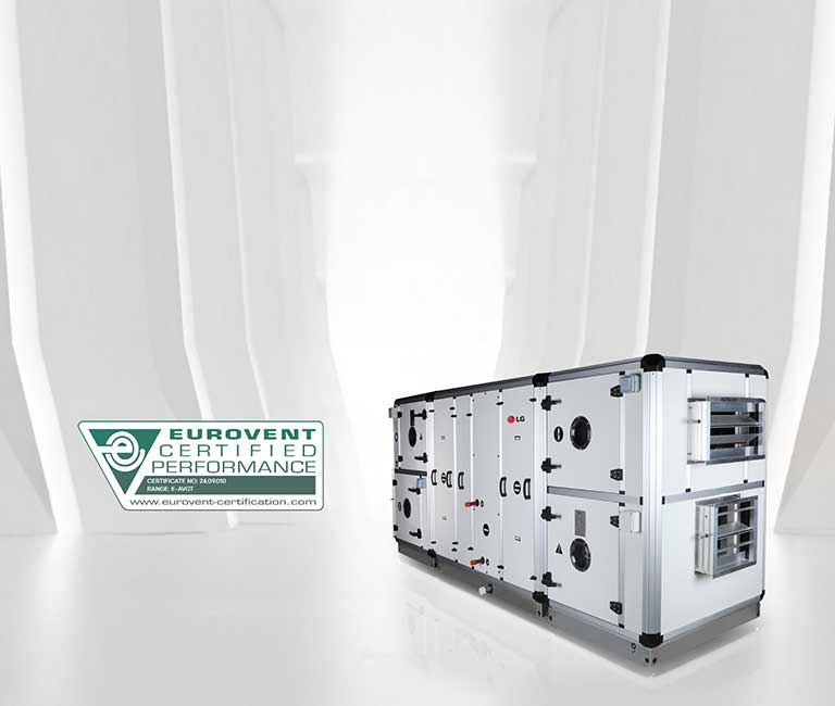 LG's AHUs  has received the Esteemed Eurovent Certification