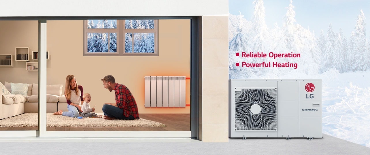 Warm house with Therma V Silent Monobloc