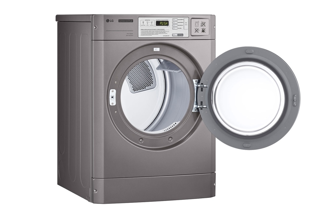LG 7.3 cu.ft Standard Capacity Dryer, Front open view, RV1329C7T, thumbnail 2