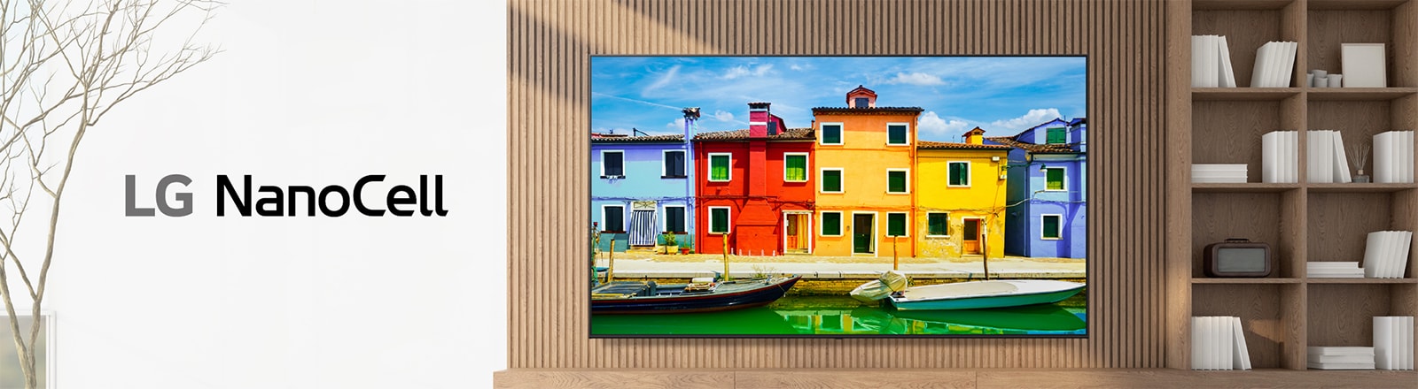 The UK762H with LG NanoCell technology displays a screen with vivid colors and sharp picture quality.