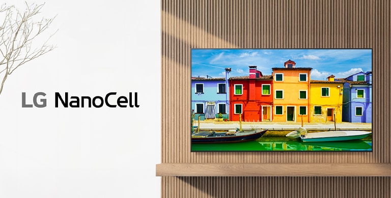 The UK762H with LG NanoCell technology displays a screen with vivid colors and sharp picture quality.