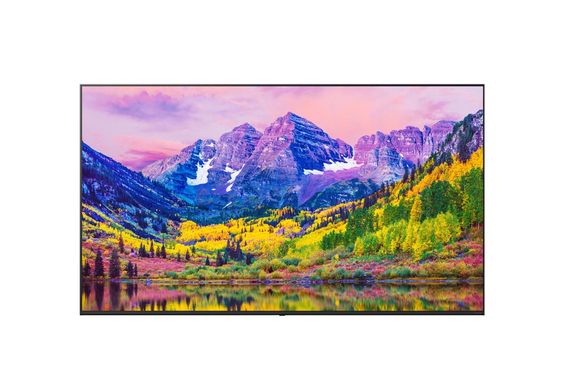 LG 75 Inch LG NanoCell UHD 4K Smart TV, Nano Panel and Pro:Centric Solutions, Google Cast, Front view with infill image, 75UK762H0LB