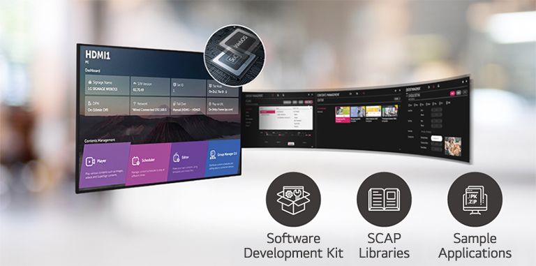 A number of tasks that can be done simultaneously are easily arranged through the webOS platform.