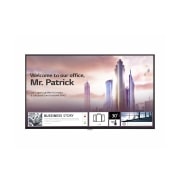 LG High Haze UHD Standard Signage, front view with inscreen, 65UH5F-H, thumbnail 1