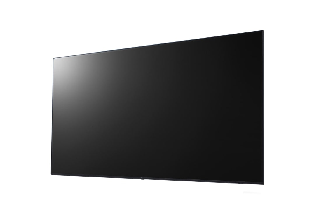LG webOS UHD Signage, -15 degree side view, 75UL3J-B, thumbnail 3