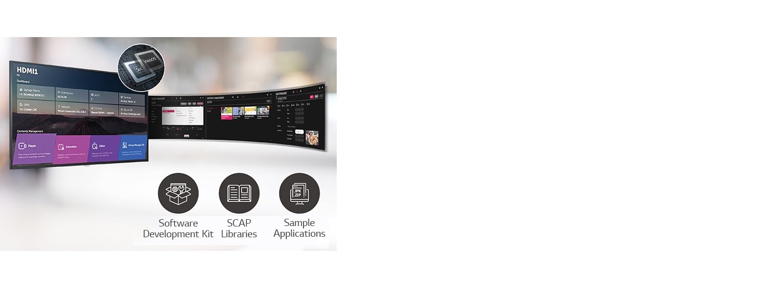 A number of tasks can be done at the same time with the intuitive GUI. 