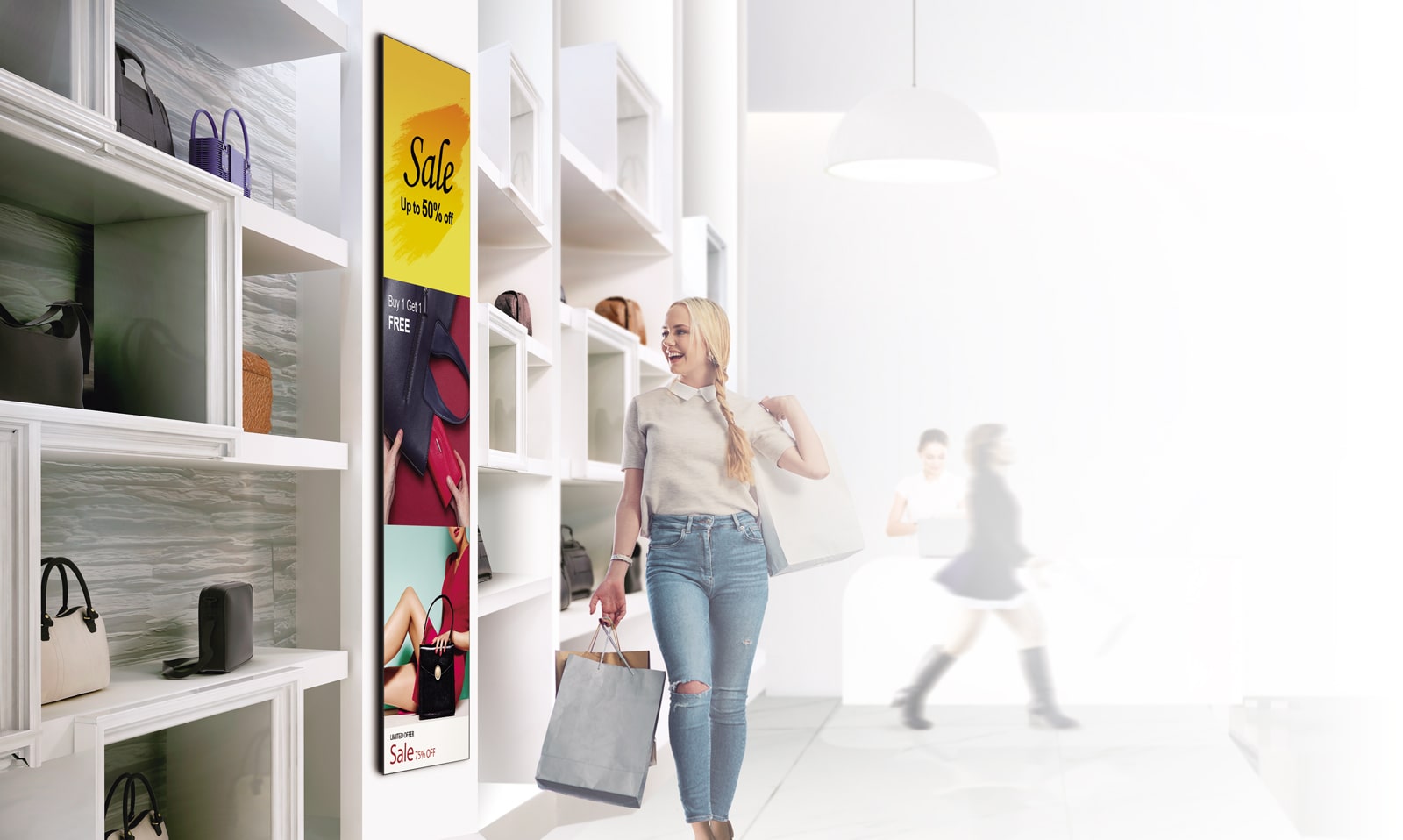 Ultra Stretch Signage, 58:9 Space-Fitting Wide Screen