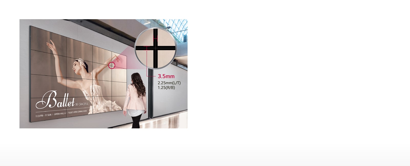 Seamless Large Screens with Ultra-Narrow Bezel