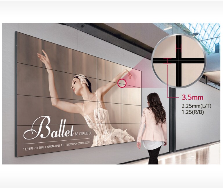 Seamless Large Screens with Ultra-Narrow Bezel