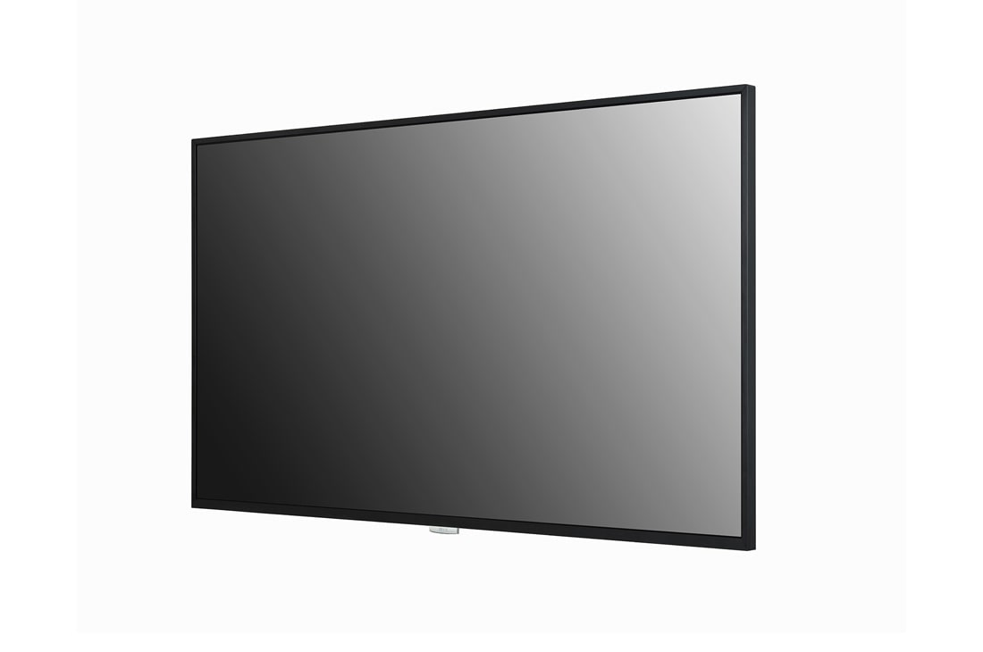 LG New High Haze UHD Standard Signage, -45 degree side view, 43UH7J-H, thumbnail 3