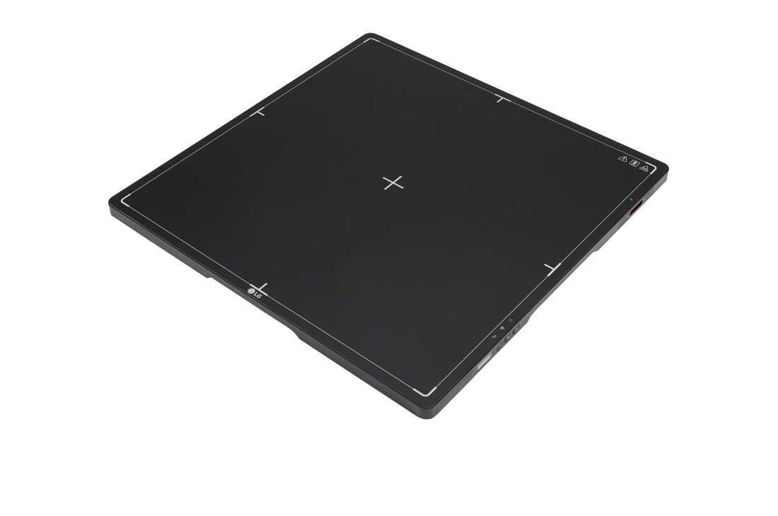 LG 17x17 Digital X-ray Detector with a-Si TFT, Perspective view from the top of LG Digital X-Ray Detector 17HQ701G, 17HQ701G-BP, thumbnail 4