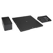 LG 17x17 Digital X-ray Detector with a-Si TFT, Perspective view from the top of LG Digital X-Ray Detector 17HQ701G with Control Box and Battery Charger, 17HQ701G-BP, thumbnail 11