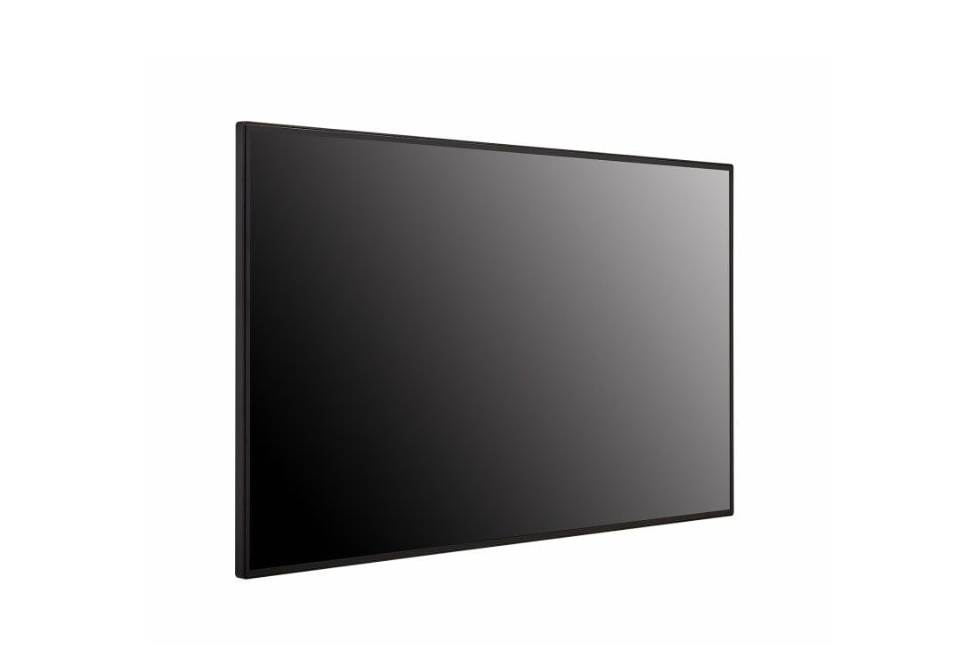 LG Narrow Bezel UHD Standard Signage, +45 degree side view, 49UM5N-H, thumbnail 5