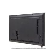 LG Narrow Bezel UHD Standard Signage, -45 degree side rear view, 49UM5N-H, thumbnail 12