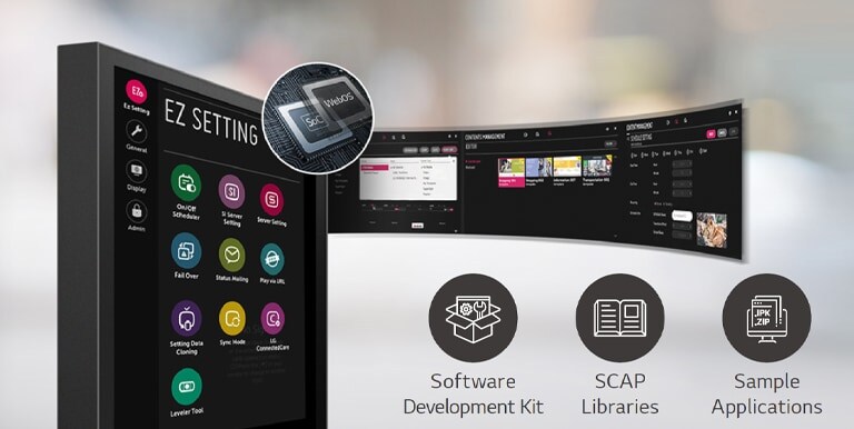 A number of tasks can be done at the same time with the intuitive GUI.