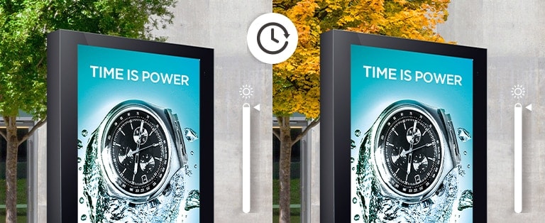 The 86XF3SK minimizes the change of the panel’s brightness over time.