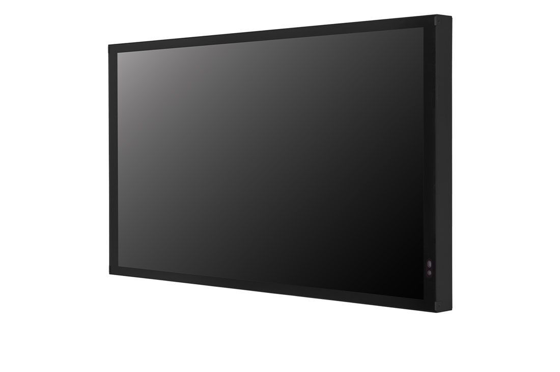 LG High-brightness IP-rated Outdoor Display, -45 degree side view, 55XE3P-B, thumbnail 3