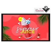 LG High-brightness IP-rated Outdoor Display, Front view with infill image, 55XE3P-B, thumbnail 1