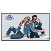 LG 55-inch UHD Signage Display - 55UH5N-M, Front view with infill image, 55UH5N-M, thumbnail 1