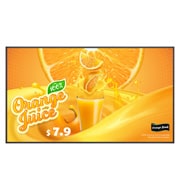 LG 43 Inch UHD Digital Signage, 500 nits, webOS Smart Platform with LG Shield, Front view with infill image, 43UH5Q-E, thumbnail 1