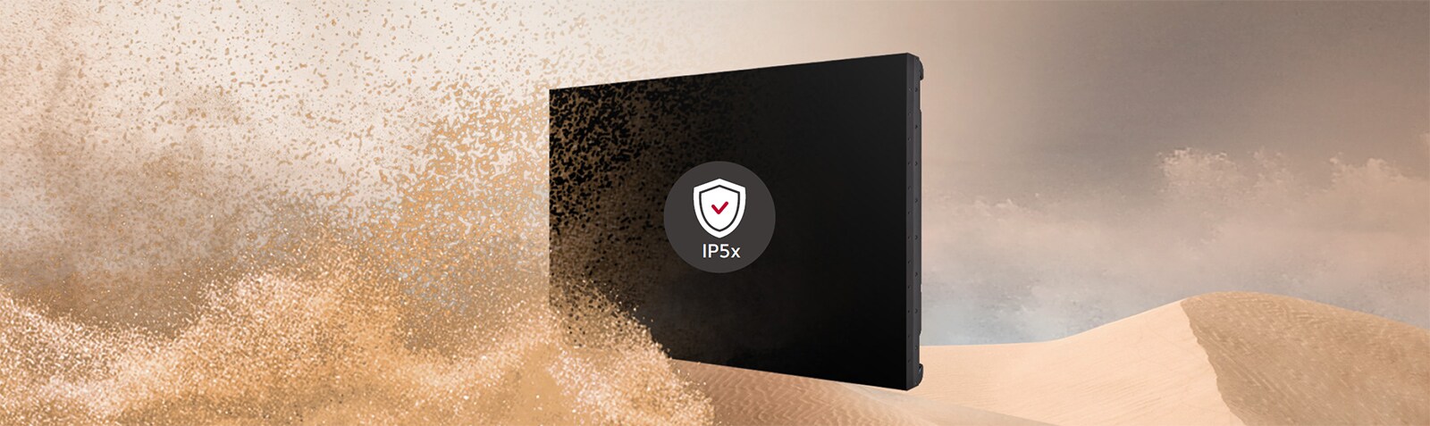 The VM5R-H, with IP5x Dust-Proof Certification, protects against dust.
