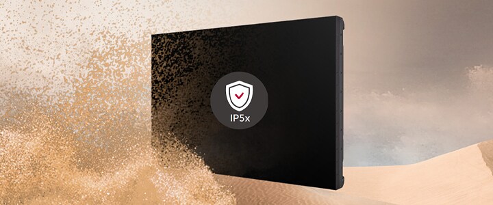 The VM5R-H, with IP5x Dust-Proof Certification, protects against dust.