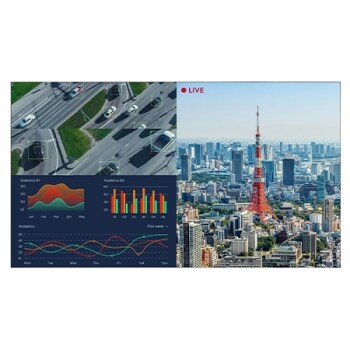 LG 55-inch FHD Video Wall with 500 nits Brightness, Slim Bezel and Multiple Connectivity Options1