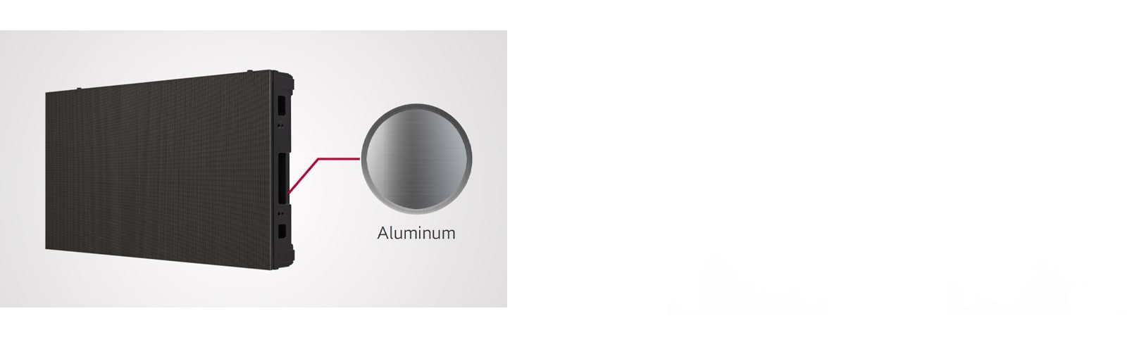 The frame of LSBE is composed of aluminum.