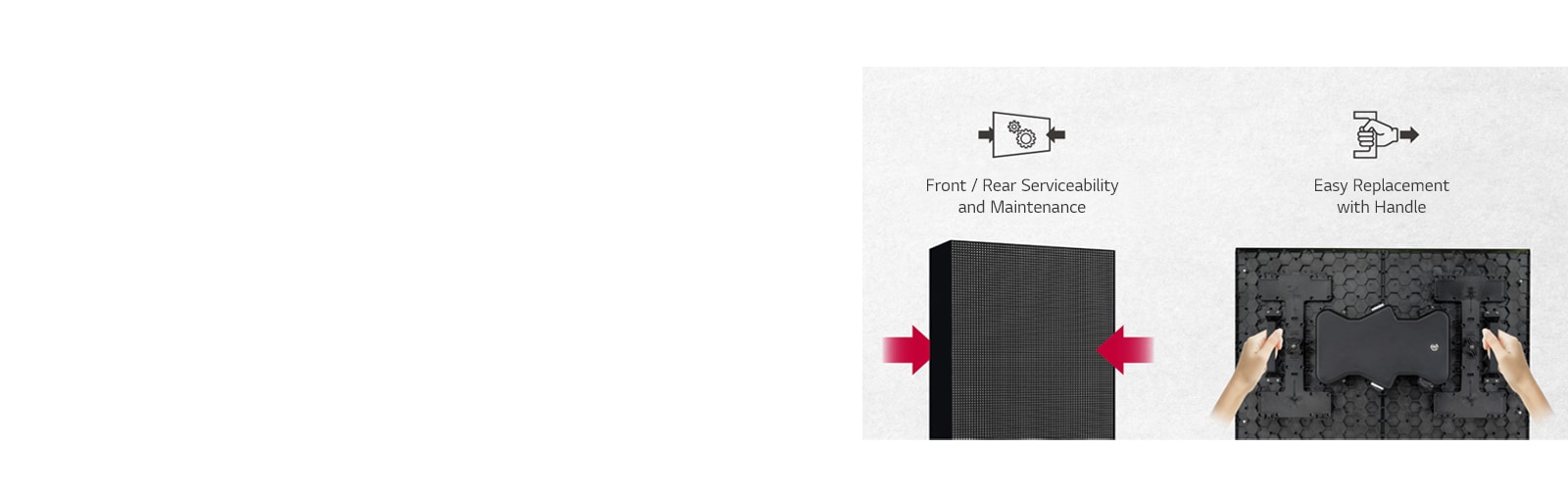 GNEB series can offer front and rear access, and get easy replacement with handles.