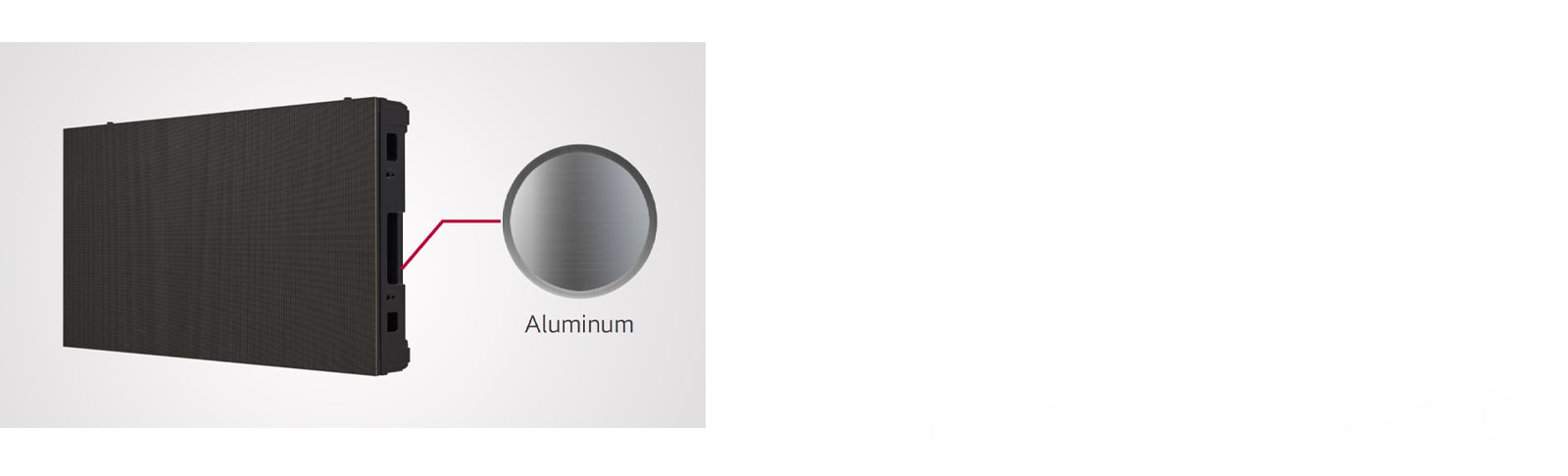 The frame of LSBE is composed of aluminum.