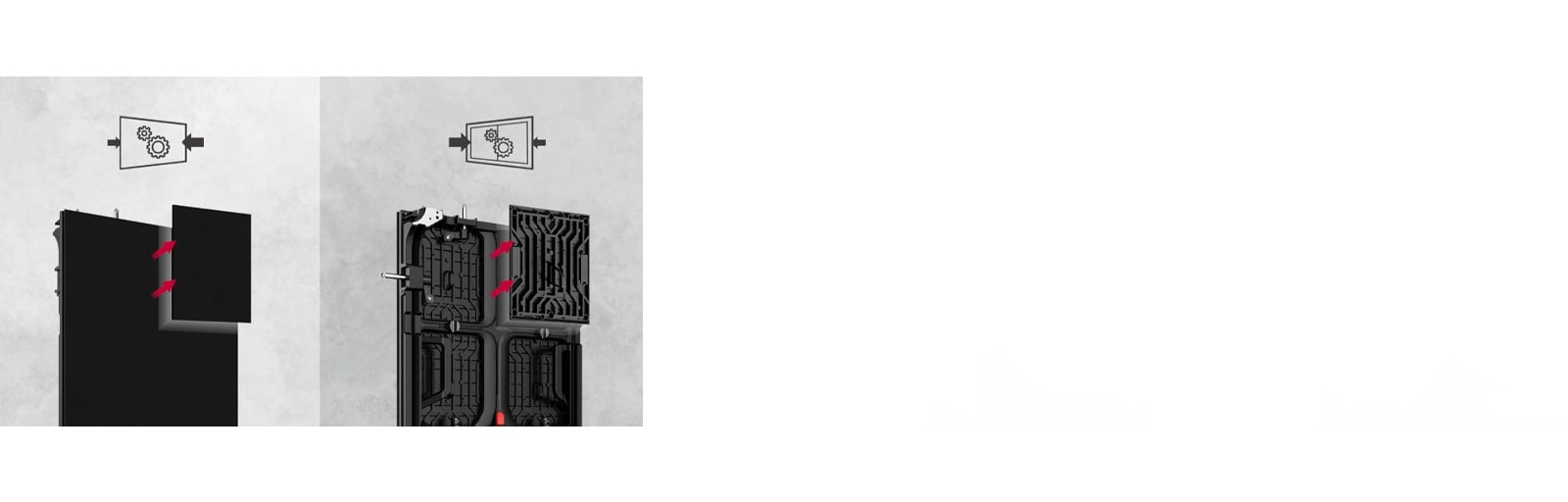 Capable of front or rear installation depending on the customers' needs.