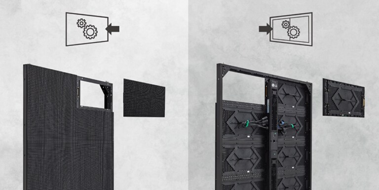 Capable of front or rear installation depending on the customers' needs.