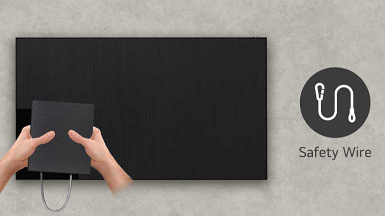 The LSCC series is securely installed using safety wires attached to the wire holders on the back of the module.