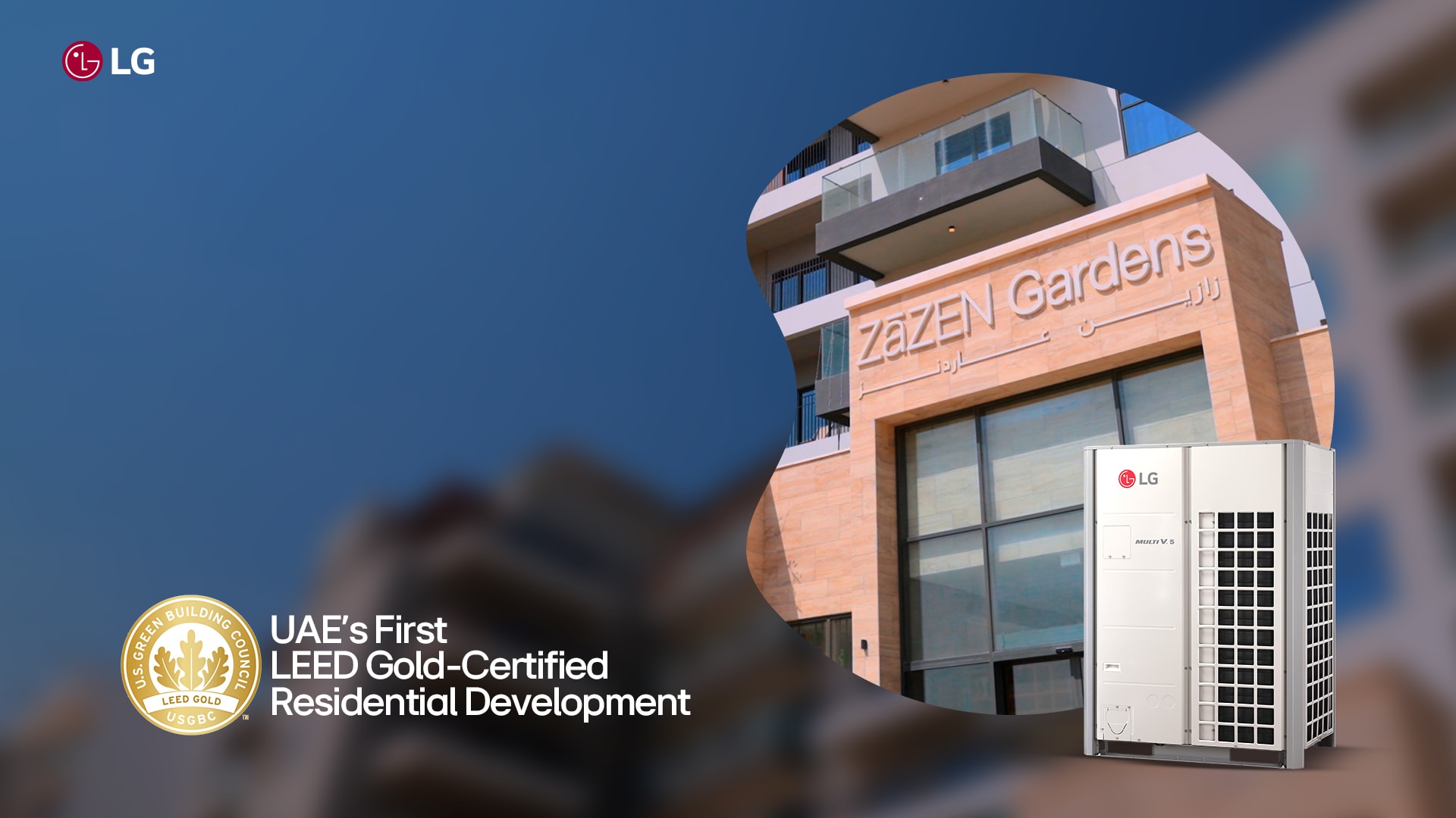 LG VRF MULTI V and AHU Case Study Residential Solution_UAE "Zazen Garden"