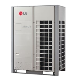 LG HVAC VRF system 'ARUN160LTH5' model is displayed.2