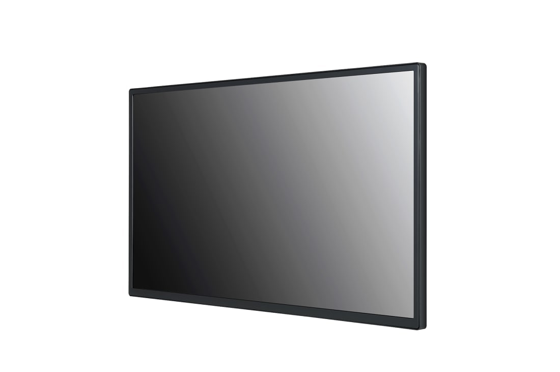 LG 32'' WebOS Signage with Smart Access, -45 degree side view, 32SM5J-B, thumbnail 3